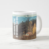 Einsame Hütte Jumbo-Tasse (Vorderseite Rechts)