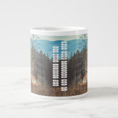 Einsame Hütte Jumbo-Tasse (Vorderseite)