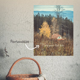 Einsame Hütte Poster