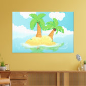 Einsame Insel Leinwanddruck (Insitu (Wohnzimmer))