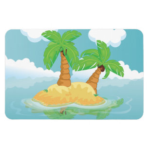 Einsame Insel Magnet