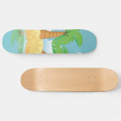 Einsame Insel Skateboard (Horizontal)