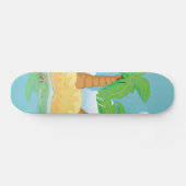 Einsame Insel Skateboard (Horizontal)