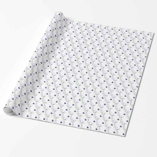einsame Katze Geschenkpapier (Ungerollt)