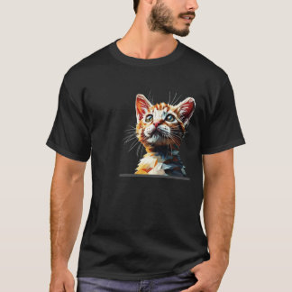 einsame Katze, Katzenmutter, Katzenliebhaber, Tier T-Shirt