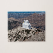 Einsame Kirche in den griechischen Bergen Puzzle (Horizontal)