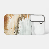 Einsame Küsten Samsung Galaxy Hülle (Rückseite (Horizontal))