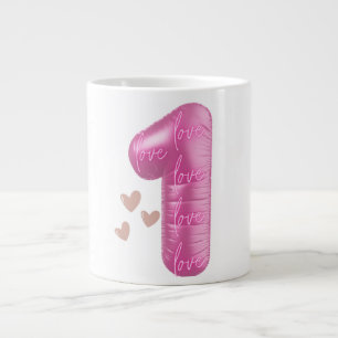 EINSAME LIEBE – Einheit, Frieden & positive Vibes Jumbo-Tasse