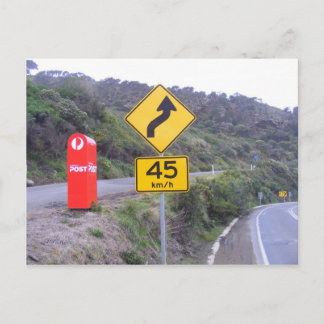 Einsame Mailbox. Postkarte