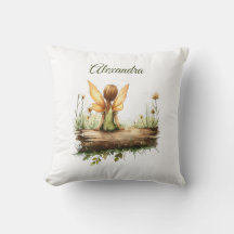 Einsame Mutter sitzt auf einem Log