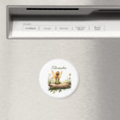 Einsame Mutter sitzt auf einem Log Magnet (In Situ (Geschirrspüler))