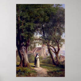 einsame Nonne Poster