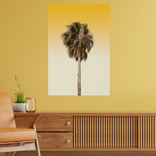 Einsame Palme Poster (Wohnzimmer 2)