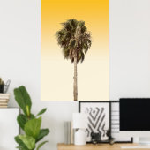 Einsame Palme Poster (Heimbüro)