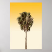 Einsame Palme Poster (Vorne)