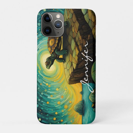 Einsame Schildkrötendenken Case-Mate iPhone Hülle (Rückseite)