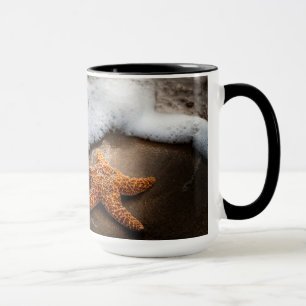 Einsame Starfish auf dem Strand Tasse