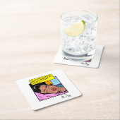 Einsame Stunden Reflektion Valentine Romantik Rechteckiger Pappuntersetzer (Vor Ort)