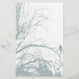 EINSAME TAUBE, AQUA BRIEFPAPIER