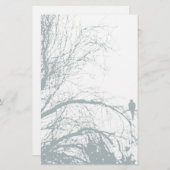 EINSAME TAUBE, AQUA BRIEFPAPIER (Vorne/Hinten)