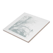 EINSAME TAUBE, AQUA FLIESE (Seite)