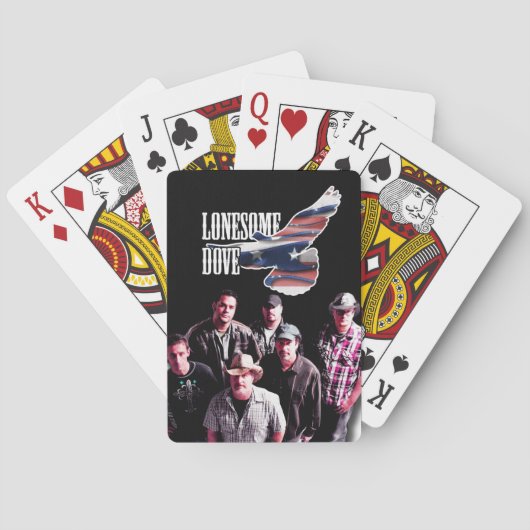 Einsame Tauben Spielkarten (Rückseite)