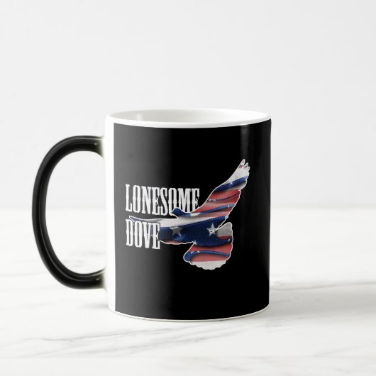 Einsame Tauben-Tasse Verwandlungstasse (Links)