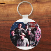 Einsame Taubkette Schlüsselanhänger (Vorderseite)