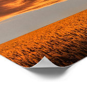 einsame Waldlandschaft abstrakt Poster (Ecke)