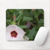 Einsame weiße Blume Mousepad (Mit Mouse)