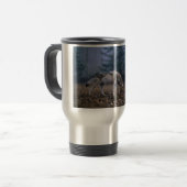 Einsame Wolf-Reise-Tasse Reisebecher (Vorderseite Links)