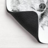 Einsame Wölfe Mousepad (Ecke)