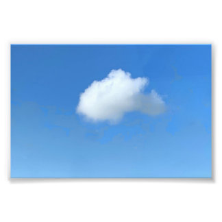 Einsame Wolke Fotodruck