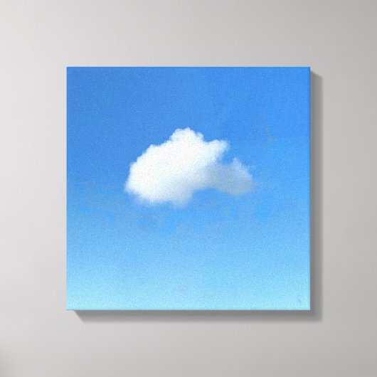 Einsame Wolke Leinwanddruck (Vorderseite)