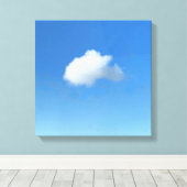 Einsame Wolke Leinwanddruck (Insitu (Holzboden))