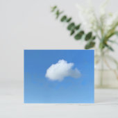 Einsame Wolke  Postkarte (Stehend Vorderseite)