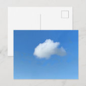 Einsame Wolke  Postkarte (Vorne/Hinten)