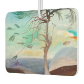 Einsame Zedernbaummalerei Autolufterfrischer (Links)