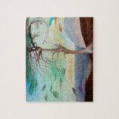 Einsame Zedernbaummalerei Puzzle (Vertikal)