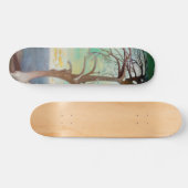 Einsame Zedernbaummalerei Skateboard (Horizontal)