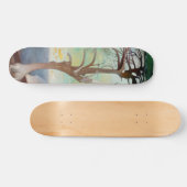Einsame Zedernbaummalerei Skateboard (Horizontal)