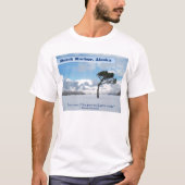 Einsamer Baum, niederländischer Hafen, Alaska T-Shirt (Vorderseite)