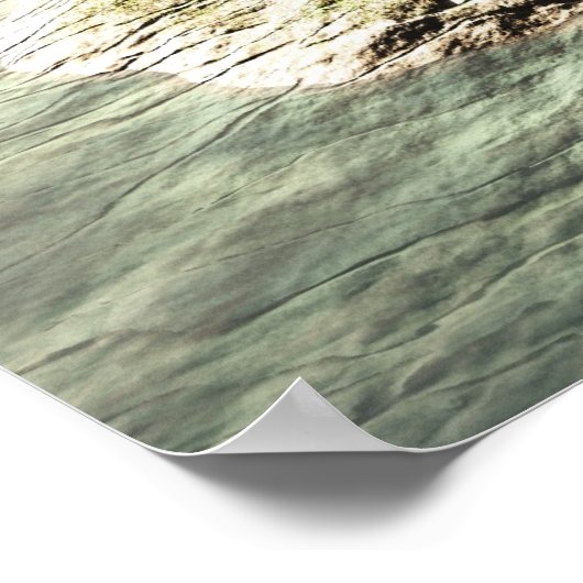 einsamer Baum Poster (Ecke)