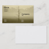 Einsamer Baum Visitenkarte (Vorne/Hinten)