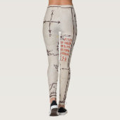 einsamer Berg Leggings (Rückseite)