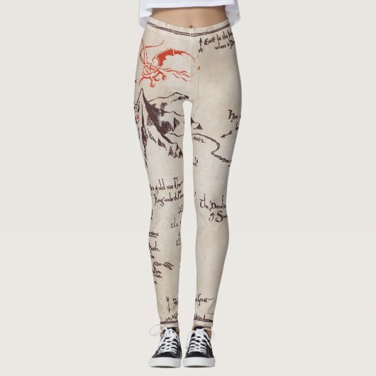 einsamer Berg Leggings (Vorderseite)
