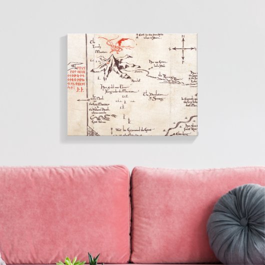 einsamer Berg Leinwanddruck (Insitu (Wohnzimmer))