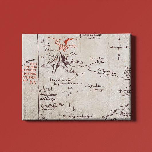 einsamer Berg Leinwanddruck