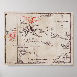 einsamer Berg Poster