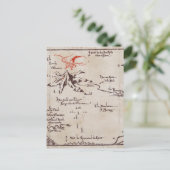 einsamer Berg Postkarte (Stehend Vorderseite)